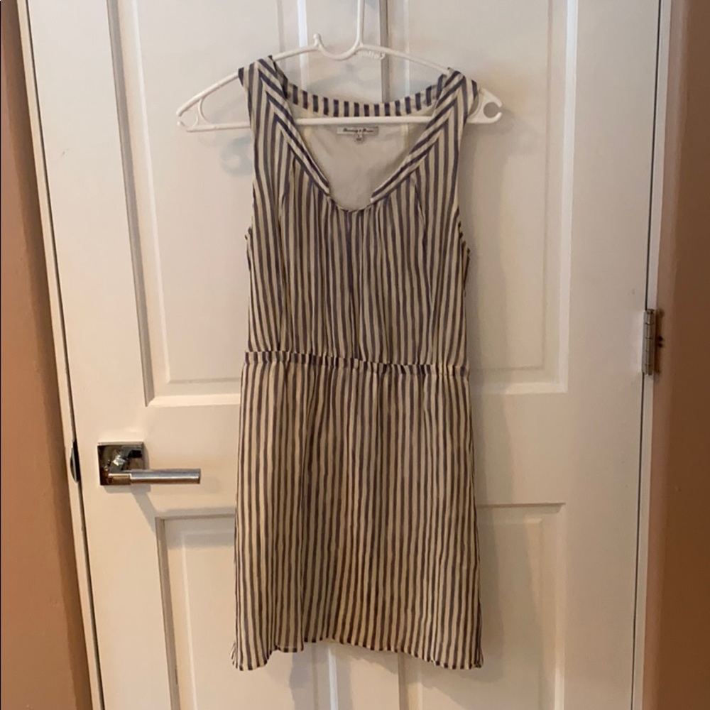Madewell Blue and white stripped dress